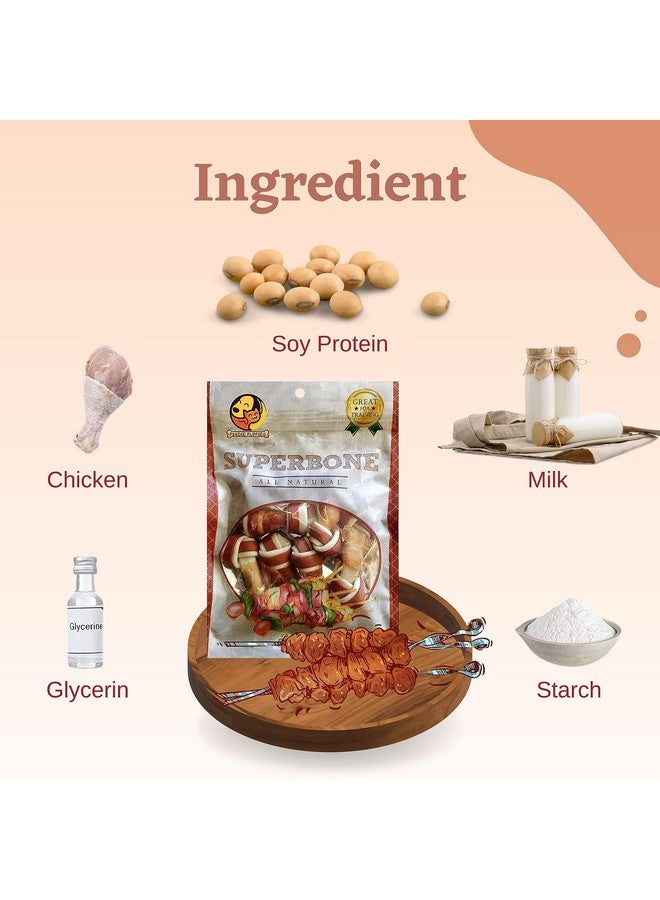 Superbone All Natural Flavour Knotted Dog Treat (Bbq - Pack Of 1) | Healthy & Training Treat For All Breed Sizes Of Dogs - Image 3