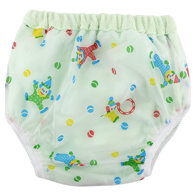 حفاضات قماشية قابلة للغسل وإعادة الاستخدام للأطفال (3-6 أشهر) للتدريب على استخدام المرحاض - متعددة الألوان - عبوة من 3 قطع - Image 4