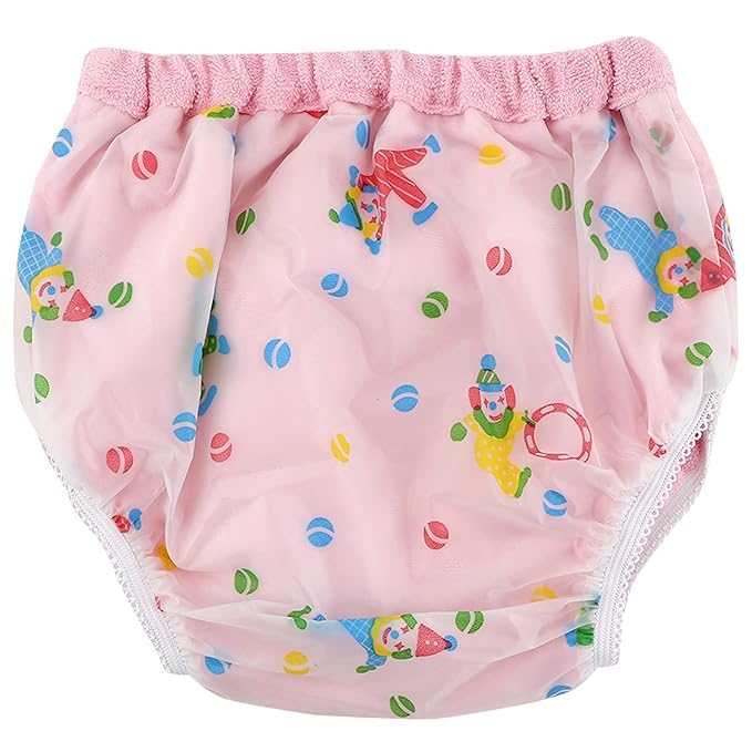 حفاضات قماشية قابلة للغسل وإعادة الاستخدام للأطفال (3-6 أشهر) للتدريب على استخدام المرحاض - متعددة الألوان - عبوة من 3 قطع - Image 2