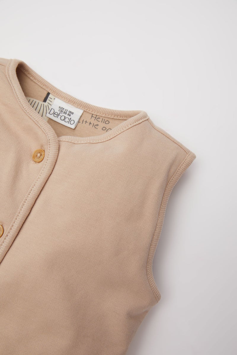 ديفاكتو طقم بيبي اولادي زيبرا تيشيرت وبنطلون قصة عادية - 3 قطع - Image 2