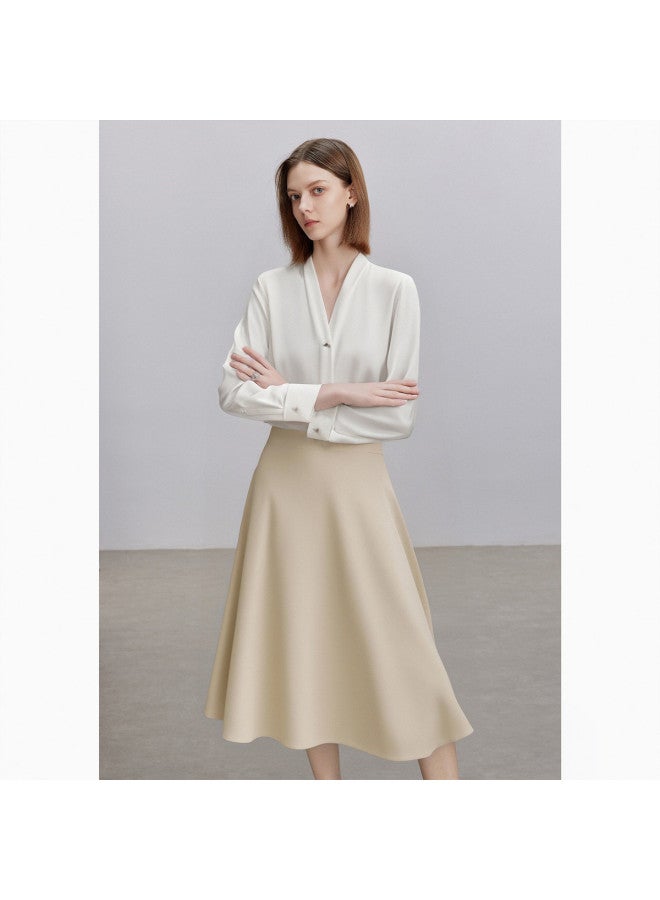 Fapai Women's Half-skirt Professional Commuting Business Versatile Simple Temperament High-end Sense Skirt - Image 5