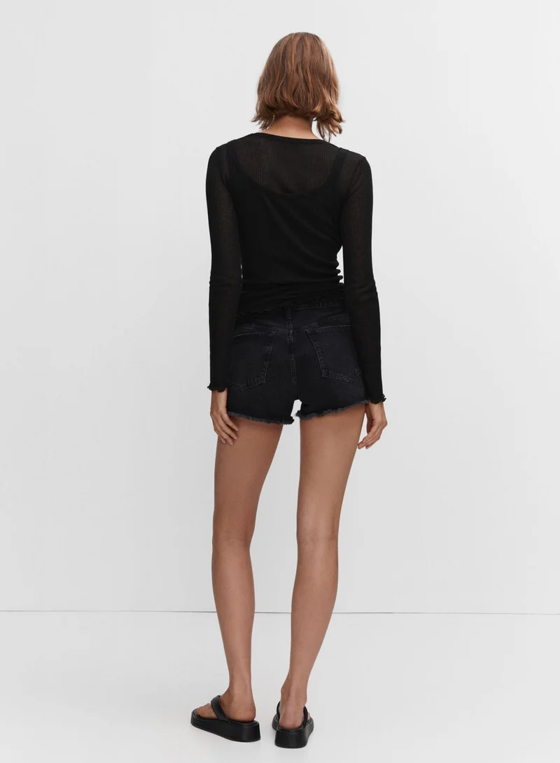MANGO High Waist Short