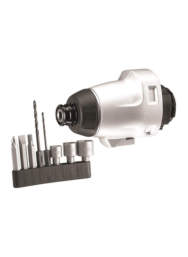 BLACK+DECKER Mullti-Evo Multitool Impact Driver Attachment for Screwdriving & Fastening, Orange/Black - MTIM3-XJ,2 years warranty Silver/Black - Image 3