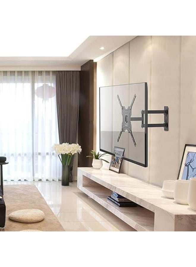 Telescopic TV Bracket, LCD LED TV PC Monitor Wall Mount Bracket, Folding Shelf Bracket, Adjustment Heavy Duty Corner Tilt Swivel Holder Shelves Support, TV Stand Rack Suitable for Size - Image 5