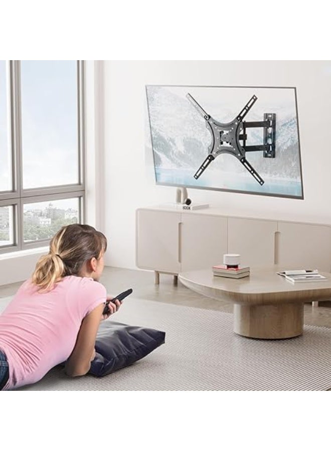 Telescopic TV Bracket, LCD LED TV PC Monitor Wall Mount Bracket, Folding Shelf Bracket, Adjustment Heavy Duty Corner Tilt Swivel Holder Shelves Support, TV Stand Rack Suitable for Size - Image 4