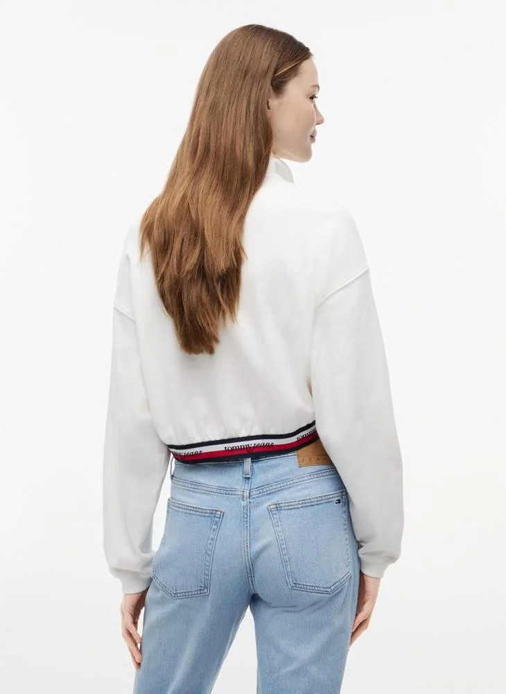 Tommy Jeans Boxy Quarter-Zip Sweatshirt