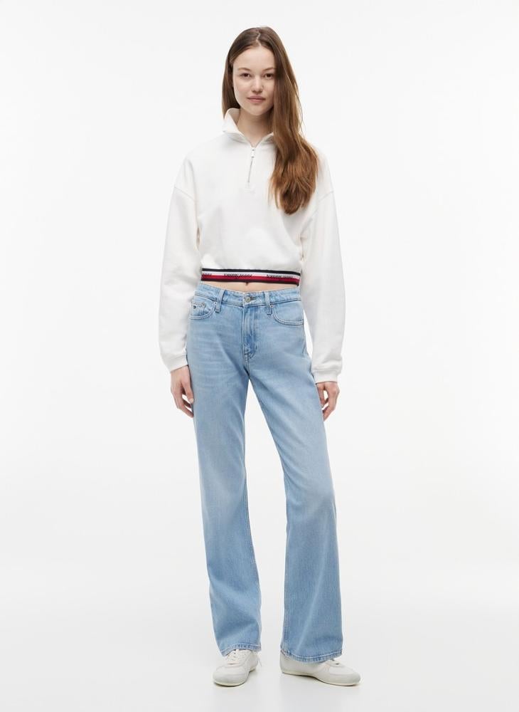 TOMMY JEANS Boxy Quarter-Zip Sweatshirt - Image 4