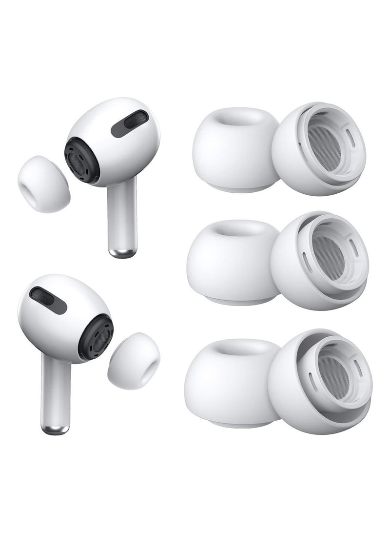 12 Pieces Replacement Silicone Ear Buds, White  - Image 2