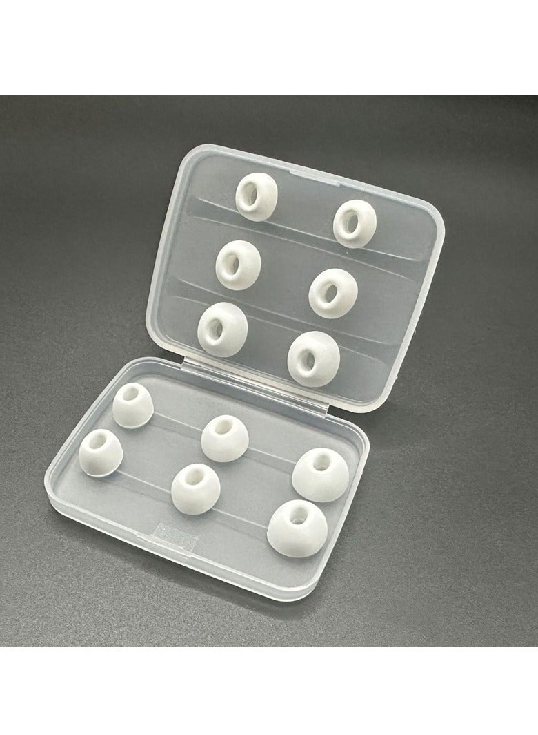 12 Pieces Replacement Silicone Ear Buds, White  - Image 3