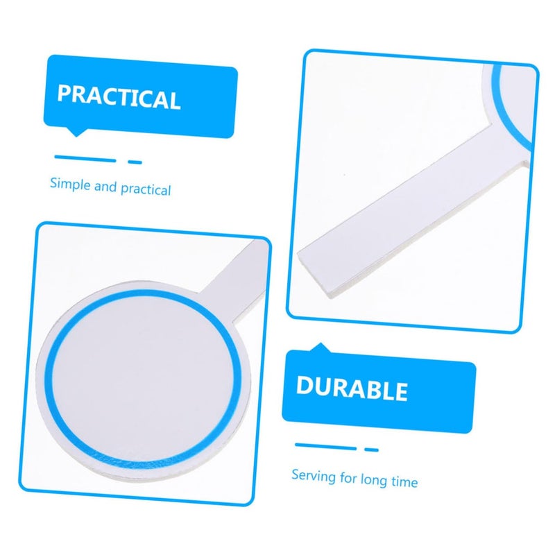 4 Pcs Blue Handheld Dry Erase Whiteboard Paddles With Eraser And Paper For Kids - Image 4