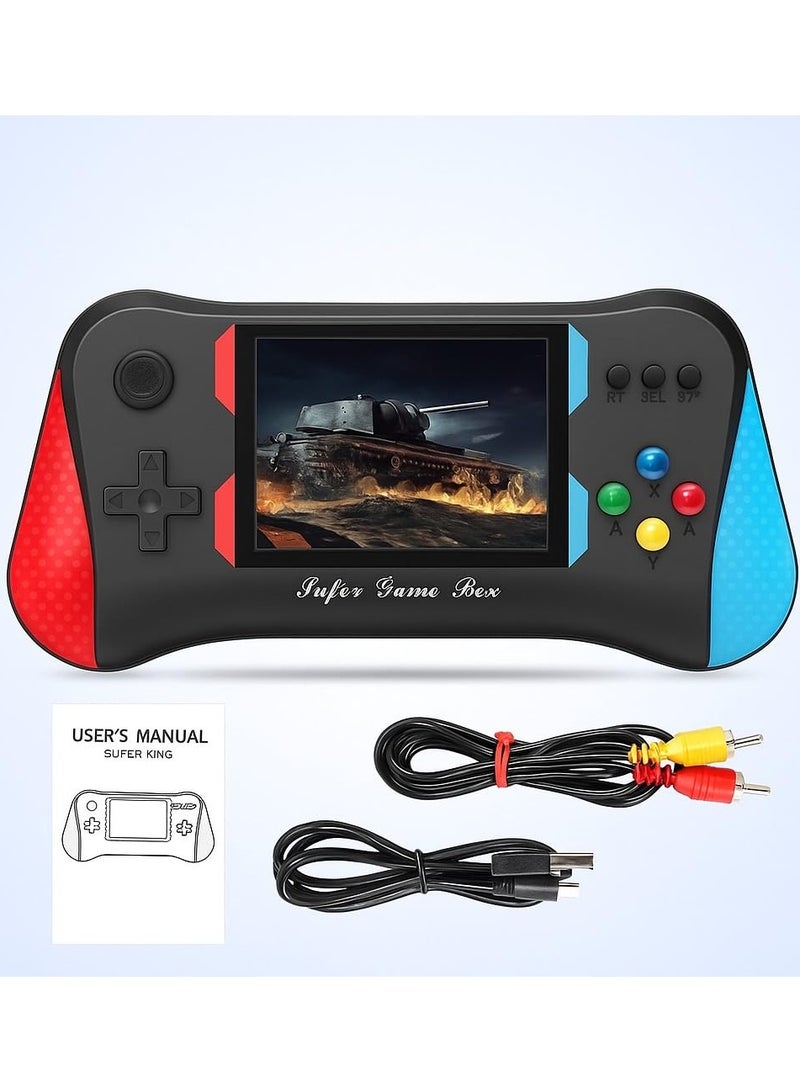 جهاز تشغيل العاب الفيديو الرقمية محمول باليد، مشغل العاب صغير للغاية 500 لعبة اف سي كلاسيكية 3.5 انش تدعم شاشة ملونة لتوصيل التلفزيون واثنين من اللاعبين ببطارية قابلة لاعادة الشحن 1020mAh - Image 4