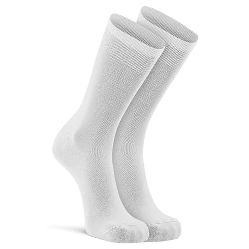 FOX RIVER FoxRiver womens Wick Dry Auras Ultra-lightweight Liner Crew hiking socks, White, X-Large - Image 1