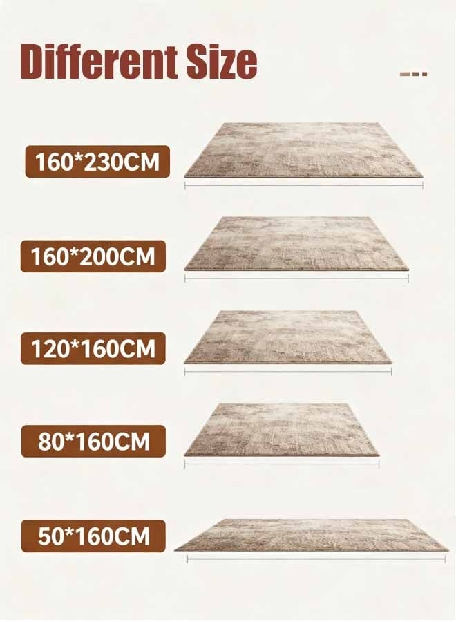 Optico Super Soft Rugs Fluffy Carpets Tie-Dye Rugs for Living Room Bedroom Girls Kids Room Nursery Home Decor Non-Slip Machine Washable Carpet - Image 2