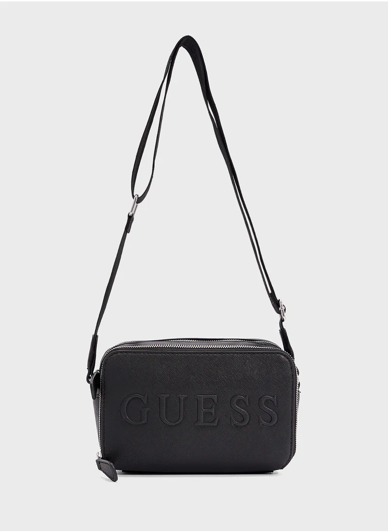 GUESS Haddington Mini Zip Crossbody