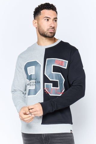 Men Crew Neck Printed Long Sleeve Sweatshirts, Heather Grey - pzsku/ZCB7731B2D48794282D27Z/45/1745935883/edc1e605-a7a9-4b59-8efa-031d36ed227f