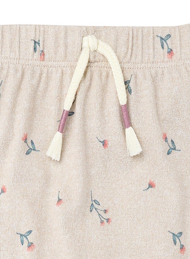 Modern Moments by Gerber baby-girls Hacci Top and Pant Set, Beige Heather, 6-9 Months - Image 5