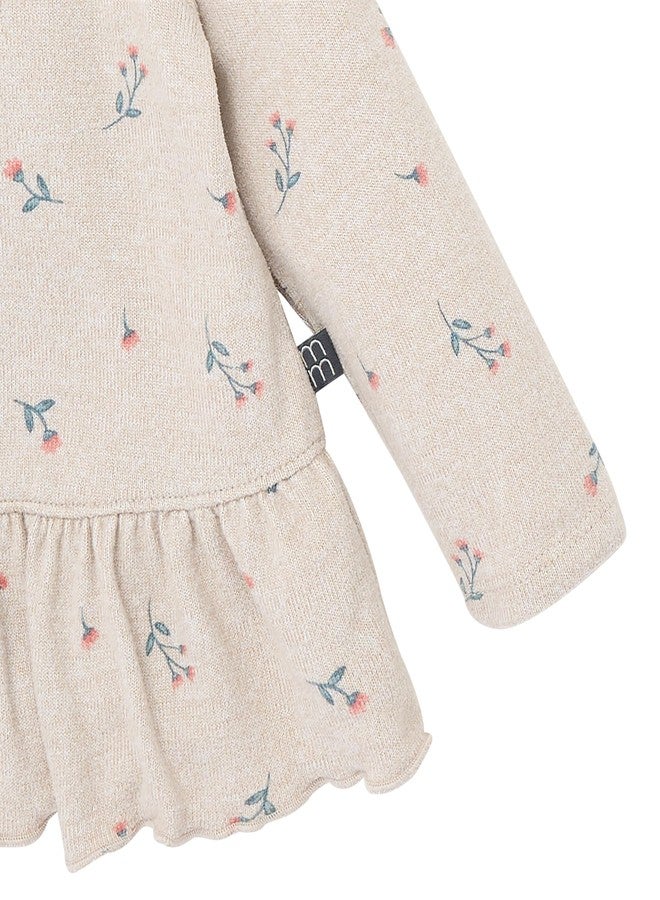 Modern Moments by Gerber baby-girls Hacci Top and Pant Set, Beige Heather, 6-9 Months - Image 3