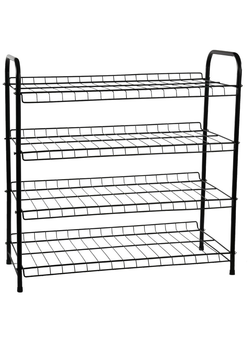 Homeway - HOMEWAY  4-Tier Iron Shoe Organizer – Sturdy Multi-Layer Rack for Neat Shoe Storage - Image 1