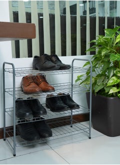 Homeway HOMEWAY  4-Tier Iron Shoe Organizer – Sturdy Multi-Layer Rack for Neat Shoe Storage  - Image 4