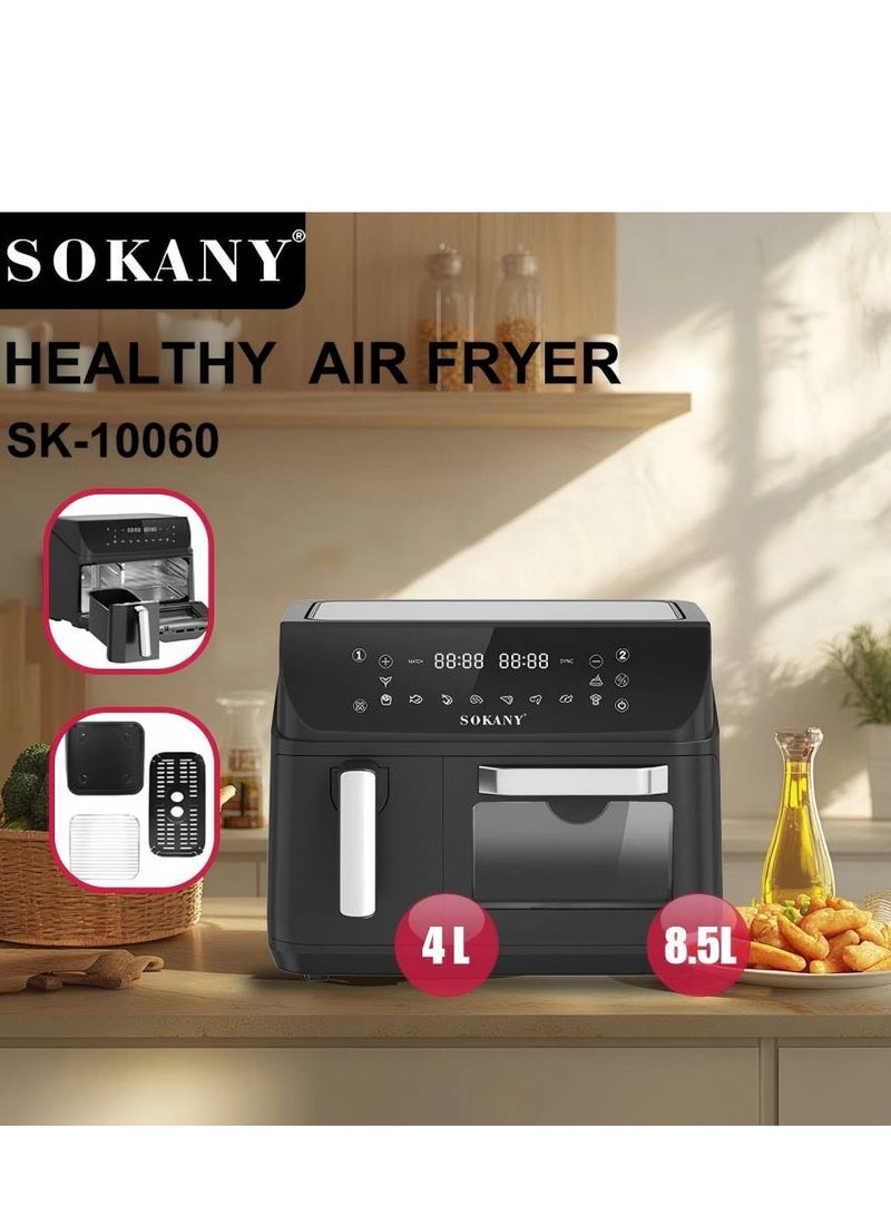 sokany Home Smart Touch Air Fryer, 2400 Watts, Adjustable Temperature - Plug - Image 1