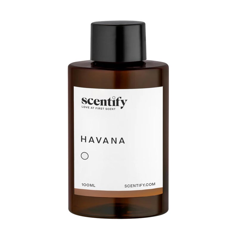 Scentify Havana Aroma Oil Refill Scent for Oil Diffusers - Oak Moss, Rum, Paprika, Mahogany Scents - Luxurious Relaxing Aromatherapy Diffuser Fragrance 100ml, 3.38 oz - Image 2