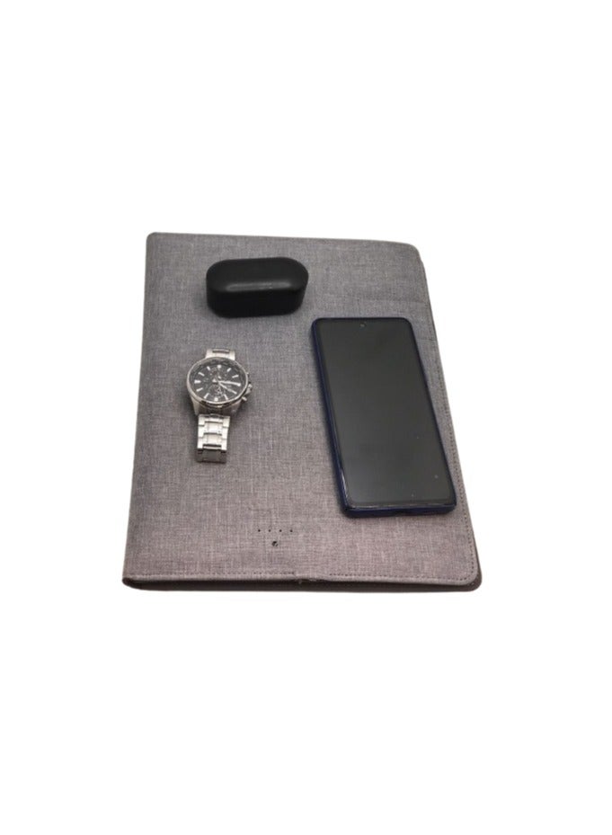 Premium Quality Portfolio Folder with Wireless/Wired Charging and Powerbank - Image 1