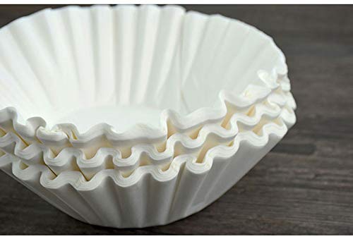 AMZ Empire Bunn 6001 500 Count Brew 12-Cup Commercial Coffee Filter, White, Fluted Paper Basket Coffee Ware, Case of 500 Sheets by AMZ Empire - Image 5