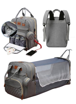 Baby Diaper Bag Backpack, Multifunction Diapers Changing Station for Boys Girls Outdoor and Travel, Infant Shower Gifts, Large Capacity, 900d Oxford, USB Port - pzsku/ZCB77C7C7BADBE4628D64Z/45/_/1715000559/57b87f98-dce9-474f-80a1-83957a724516