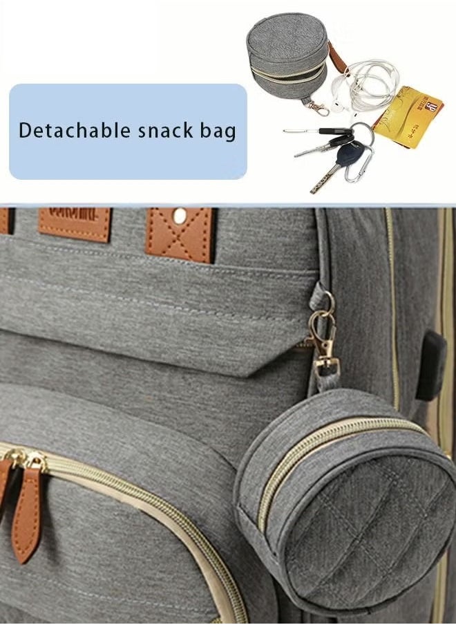 Generic - Baby Diaper Bag Backpack, Multifunction Diapers Changing Station for Boys Girls Outdoor and Travel, Infant Shower Gifts, Large Capacity, 900d Oxford, USB Port - Image 1