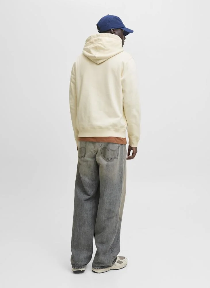 JACK & JONES Logo Zip Through Hoodie