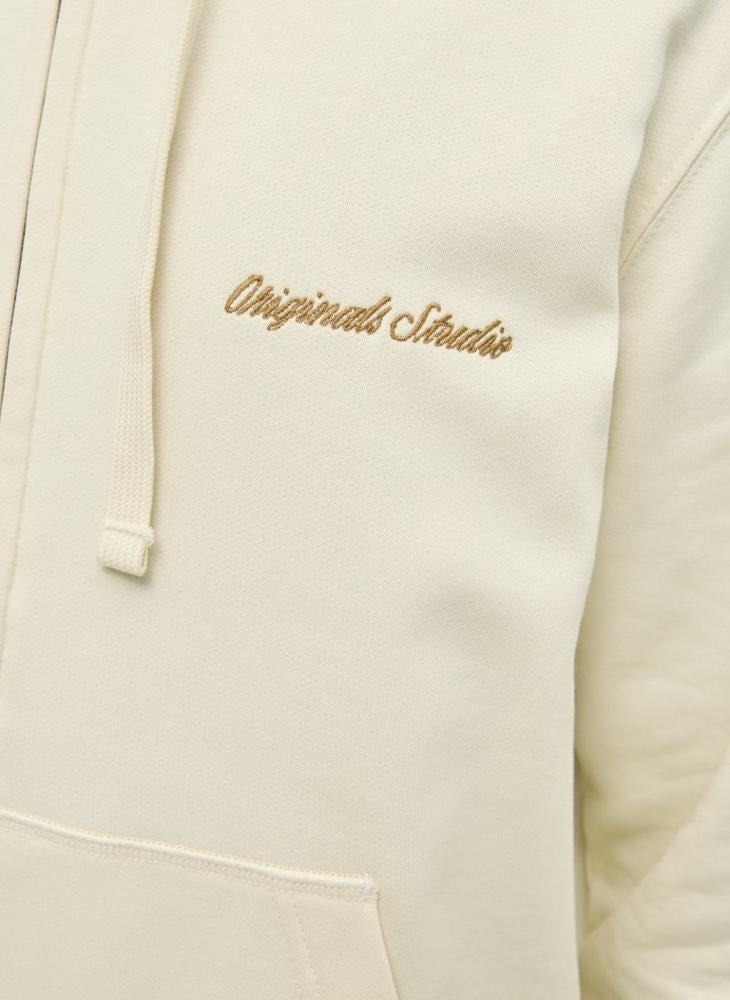 JACK & JONES Logo Zip Through Hoodie - Image 4