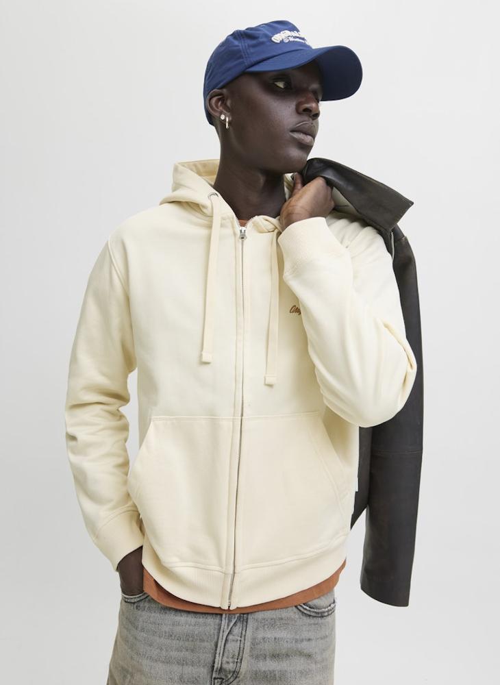 JACK & JONES Logo Zip Through Hoodie - Image 5