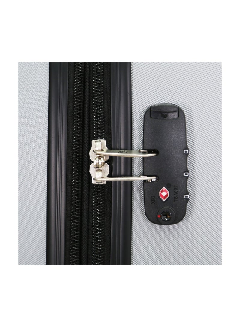 Verage  حقيبة سفر VERAGE 3 قطع، رمادي، قفل TSA، L 28/M 24/S 22 - Image 5