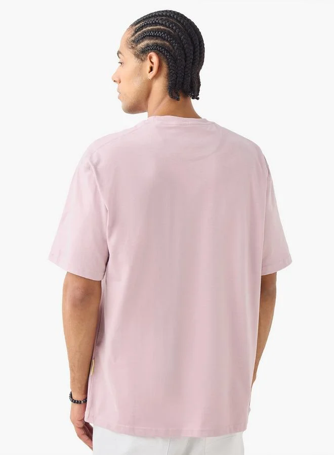 Lee Cooper Lee Cooper Applique Detail Crew Neck T-shirt