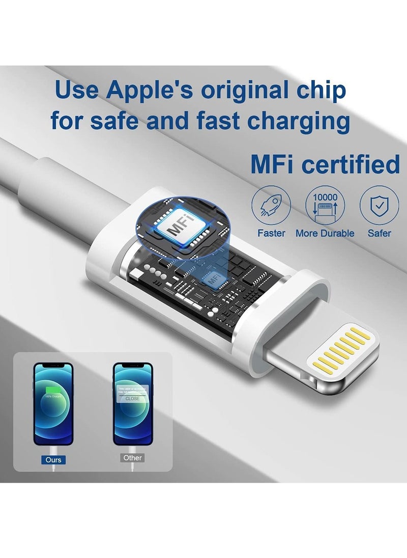Generic iPhone Fast Charger Lightning Cable [Apple MFi Certified] 2-Pack USB-C to Lightning Cable (6.6Ft) Fast Charging Compatible with iPhone14/14 Plus/14 Pro/14 Pro Max/13/13pro/12/12 Pro/12 Pro Max/11/iPad  - Image 3