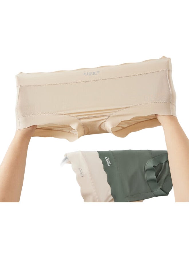 Modal Seamless Women'S Ice Silk Underwear, Plus Size, Super Elastic, Antibacterial, Women'S Triangle Panties, 3-Pack, 80-180 Jin - Image 2