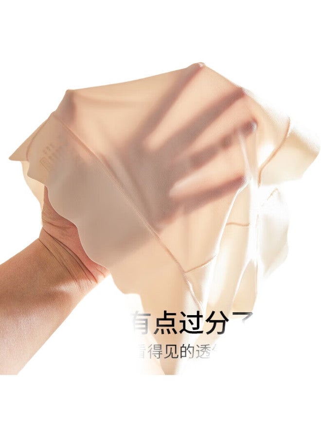 Modal Seamless Women'S Ice Silk Underwear, Plus Size, Super Elastic, Antibacterial, Women'S Triangle Panties, 3-Pack, 80-180 Jin - Image 1