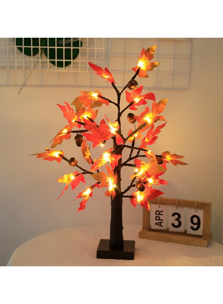 KUYING Red Maple Leaf Tree Light Room Decoration Light USB Version  - Image 1