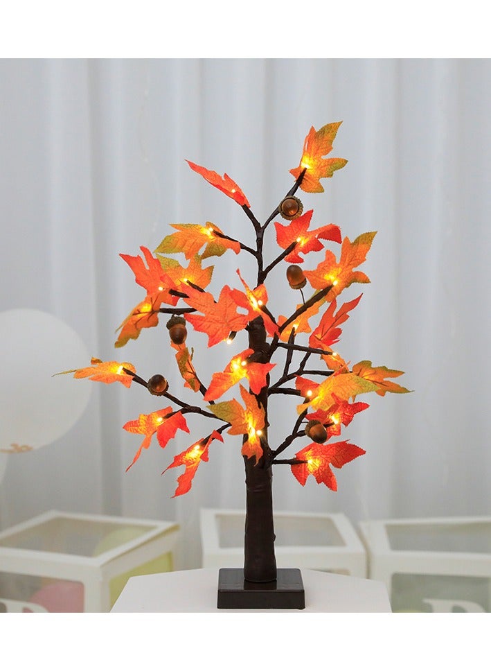 KUYING Red Maple Leaf Tree Light Room Decoration Light USB Version  - Image 2
