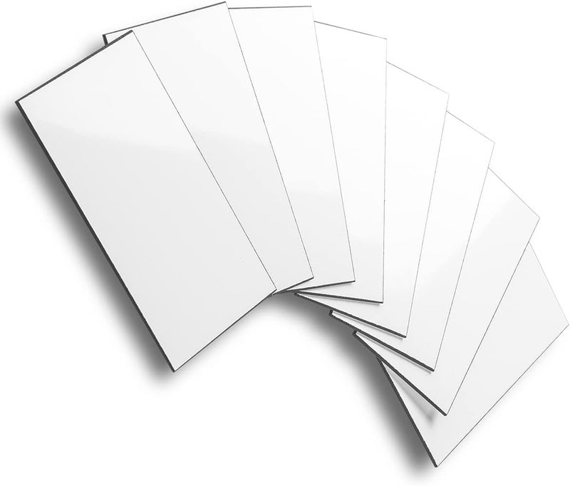 AULIGET 100-Piece Polished White Thick PVC Peel and Stick Backsplash, 3" x 6" Waterproof Subway Tile Peel and Stick Wall Tiles for Kitchen & Bathroom - Image 1
