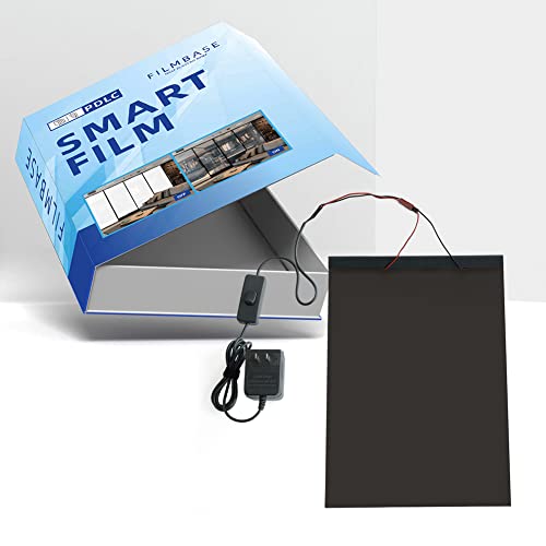Filmbase Smart PDLC Switchable Film - Adhesive Glass Film for Meeting Room, Office, Home - A4 Size (Black) - Image 5