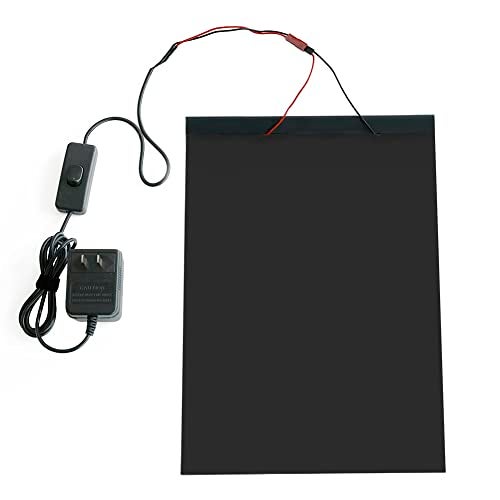 Filmbase Smart PDLC Switchable Film - Adhesive Glass Film for Meeting Room, Office, Home - A4 Size (Black) - Image 1