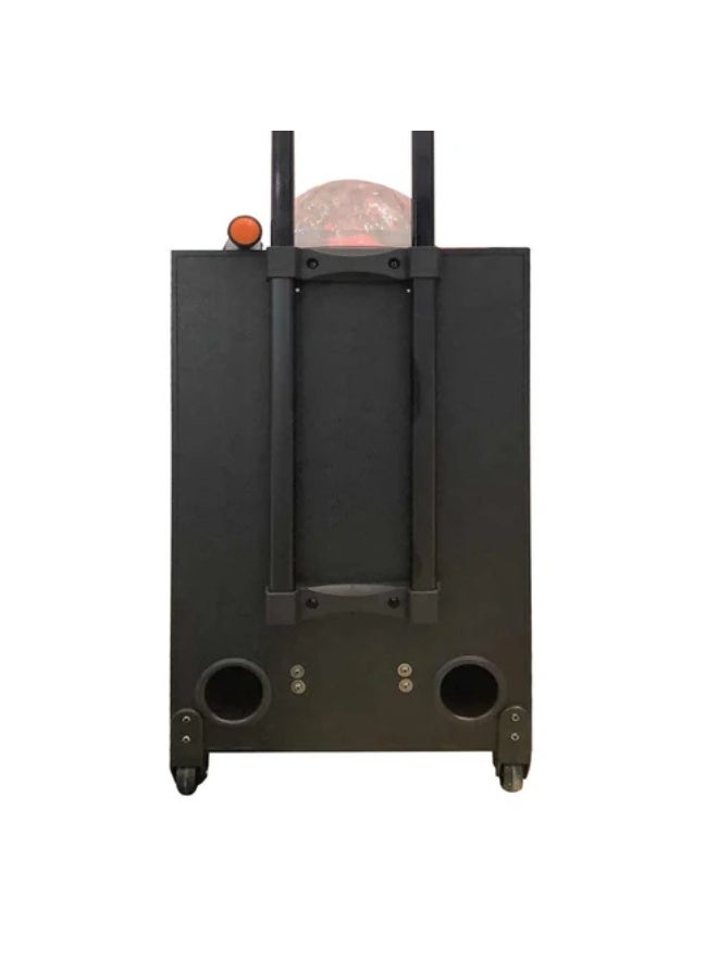 كروني مكبر صوت احترافي للمسرح من كروني Cn-108dk مقاس 12 بوصة - نظام كاريوكي عالي الطاقة بقوة 120 واط مع أضواء ملونة، وميكروفون لاسلكي، ودعم USB/SD/Bt/FM للمسرح الخارجي والمنزلي - Image 3