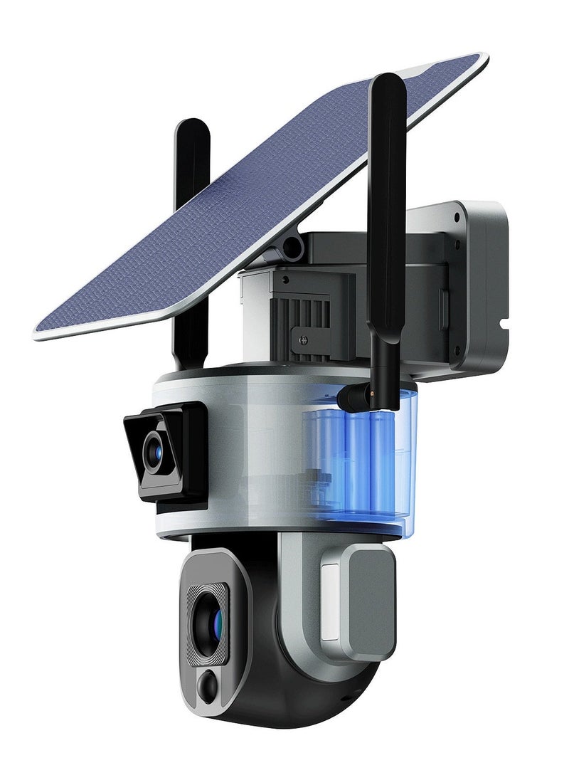 LS Vision (with 128G TF SD card)MS1 Solar 4G / 4K PTZ Security Camera – 20× Optical Zoom (300 m) | Dual 4K Lenses  - Image 5