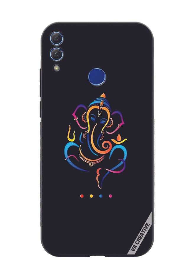 VR CREATIVE Protective Case Cover For Honor 10 Lite Ganesh Ji Design Multicolour