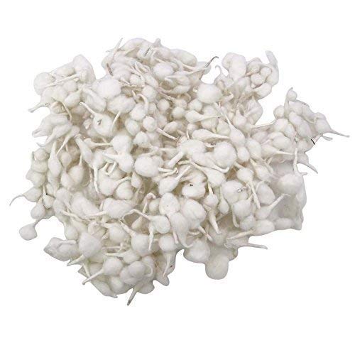 SSKR Diya Batti Cotton Wicks for Pooja White Pack of 300 - Image 2