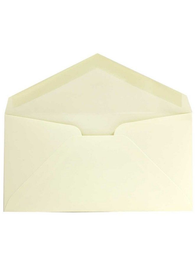 JAM Paper Monarch Strathmore Invitation Envelopes 3 7 8 X 7 1 2 Ivory Wove 50 Pack - Image 3