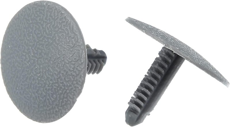 100 Pcs 6mm Plastic Push-Type Rivet Clips for Car Door, Fender, Bumper, Side Skirt, Trim Panels, Gray - Image 2