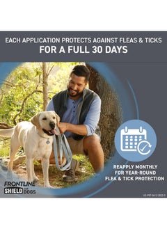 Frontline Frontline Shield Flea & Tick Treatment for Medium Dogs 21-40 lbs., Count of 6  - Image 4