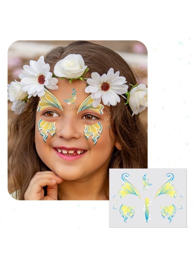 Animal Temporary Face Tattoo for Kids 6 Pack Animal Fake Face Tattoos for Boys and Girls Kids Face Painting Stickers, Birthday Festival Makeup Stickers Party Gifts - Image 5